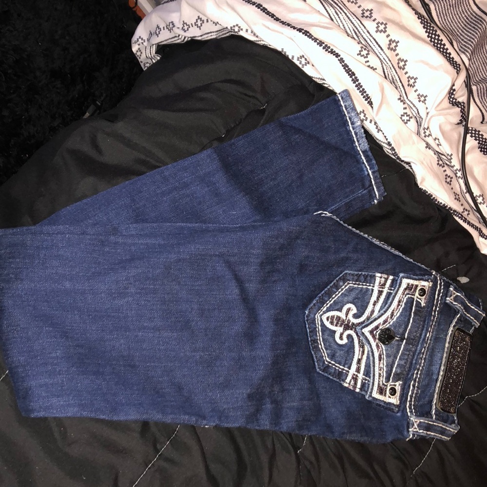 Size 25. Skinny Rock revivals.